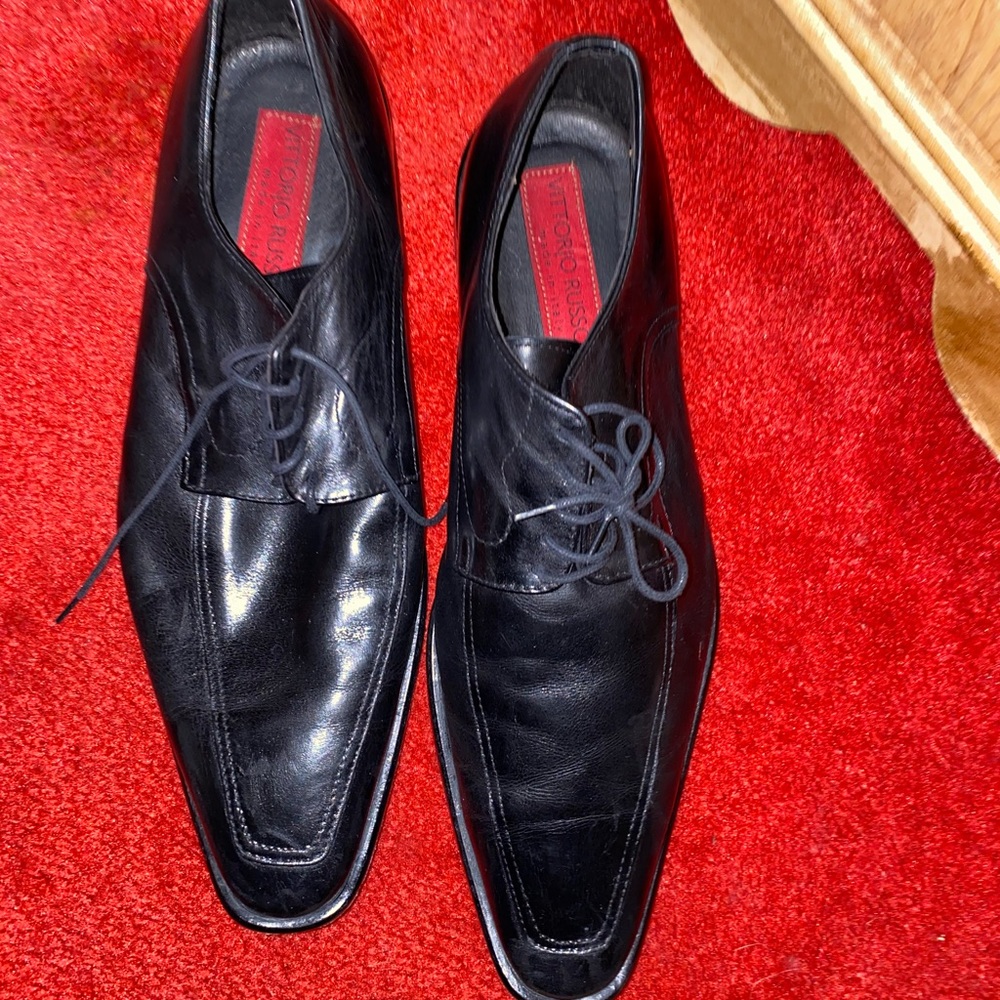 Leather lace up oxford’s